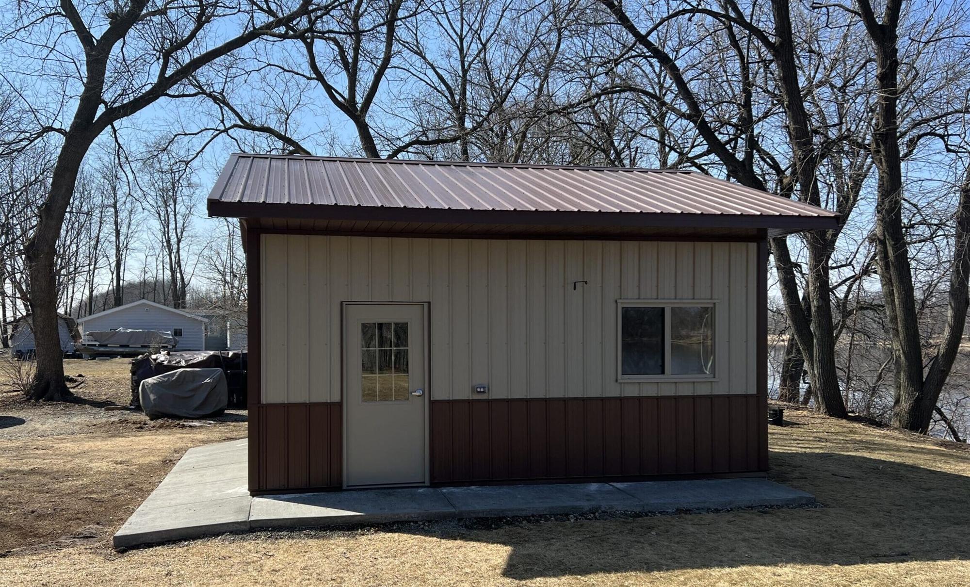 Backyard Utility Building Completed by Everlast Structures