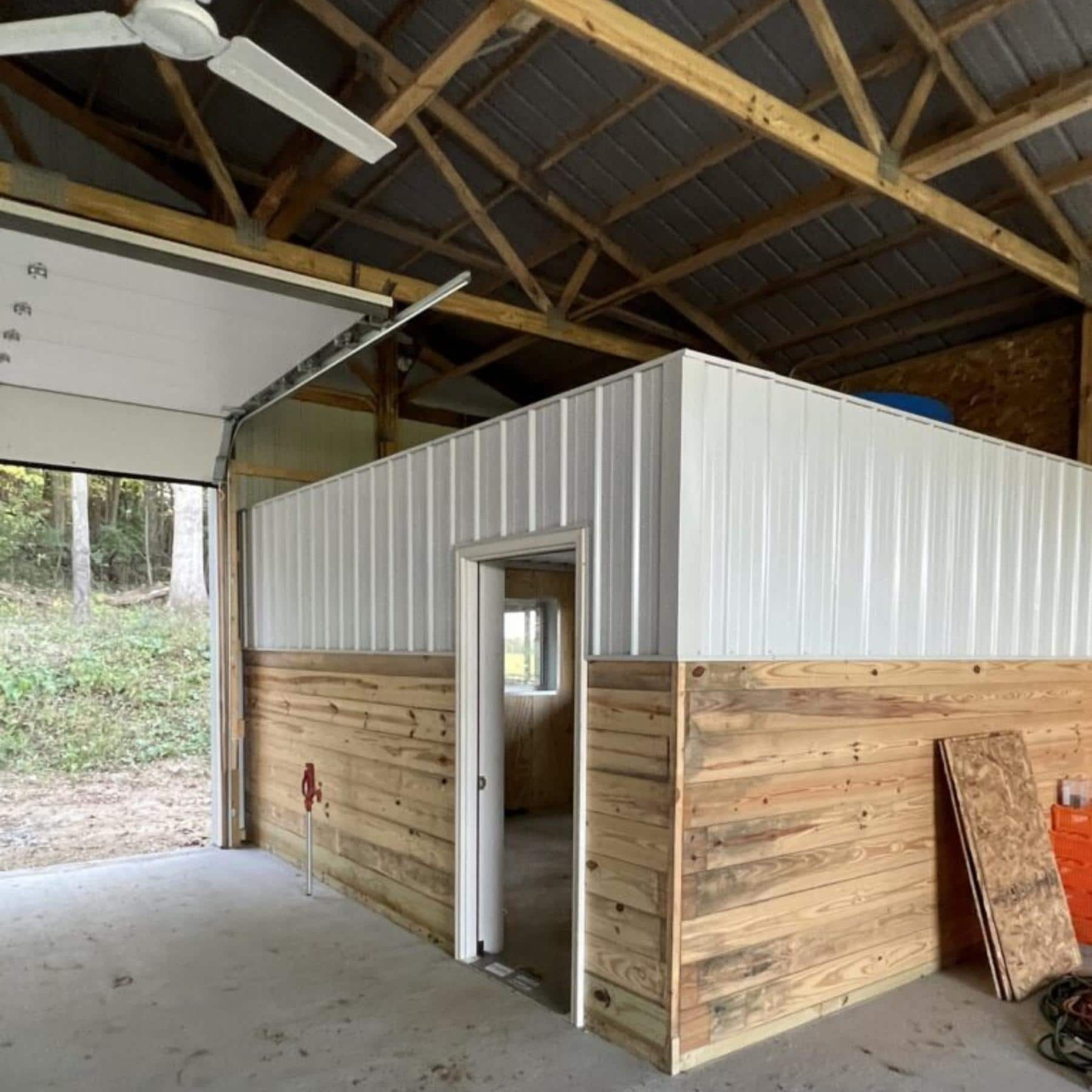 Post Frame Horse Barn Rebuild in Wisconsin