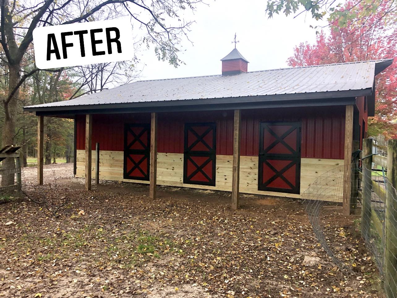 Pole Barn Remodel After Photo
